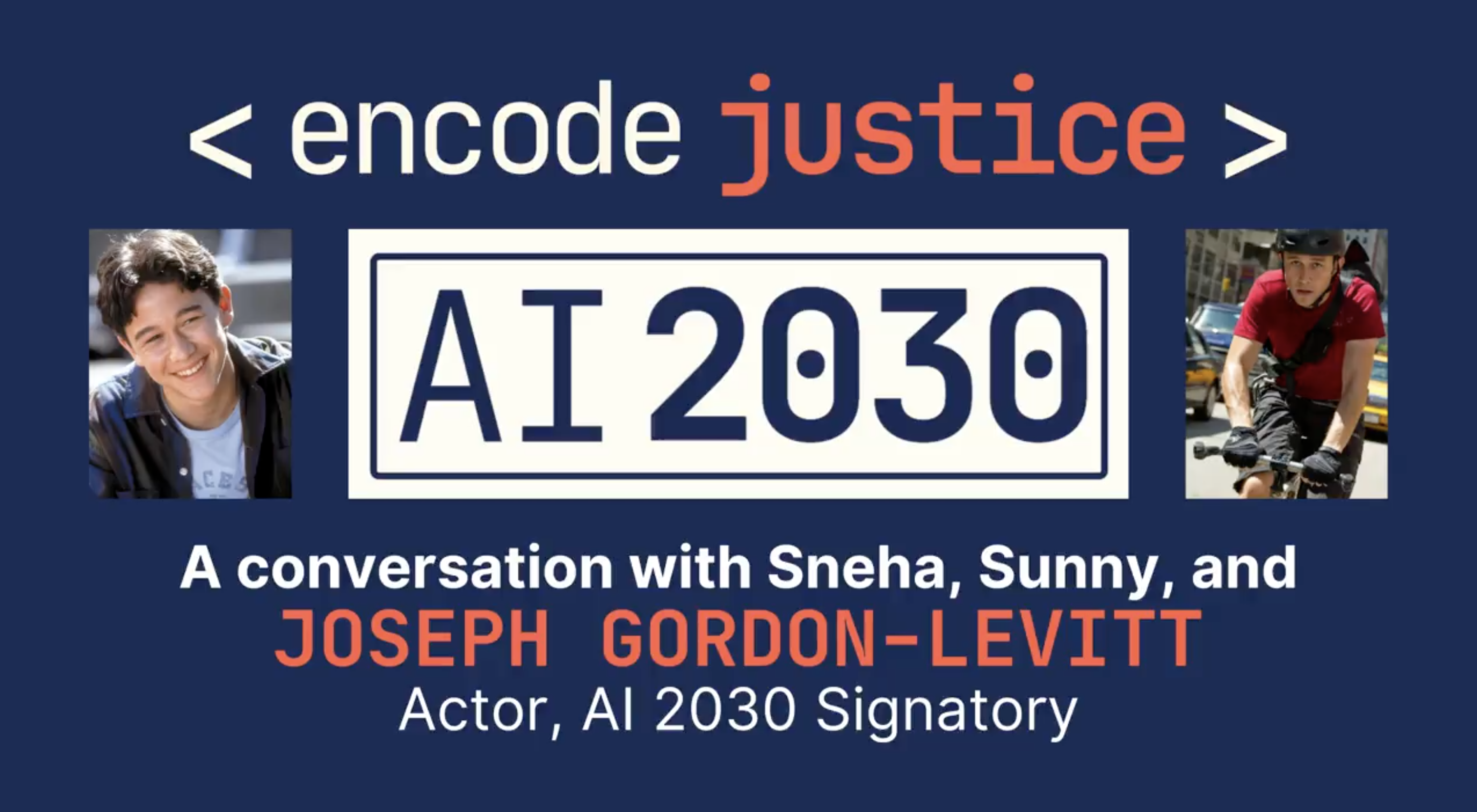 Our conversation with Joseph-Gordon Levitt, actor and AI 2030 signatory